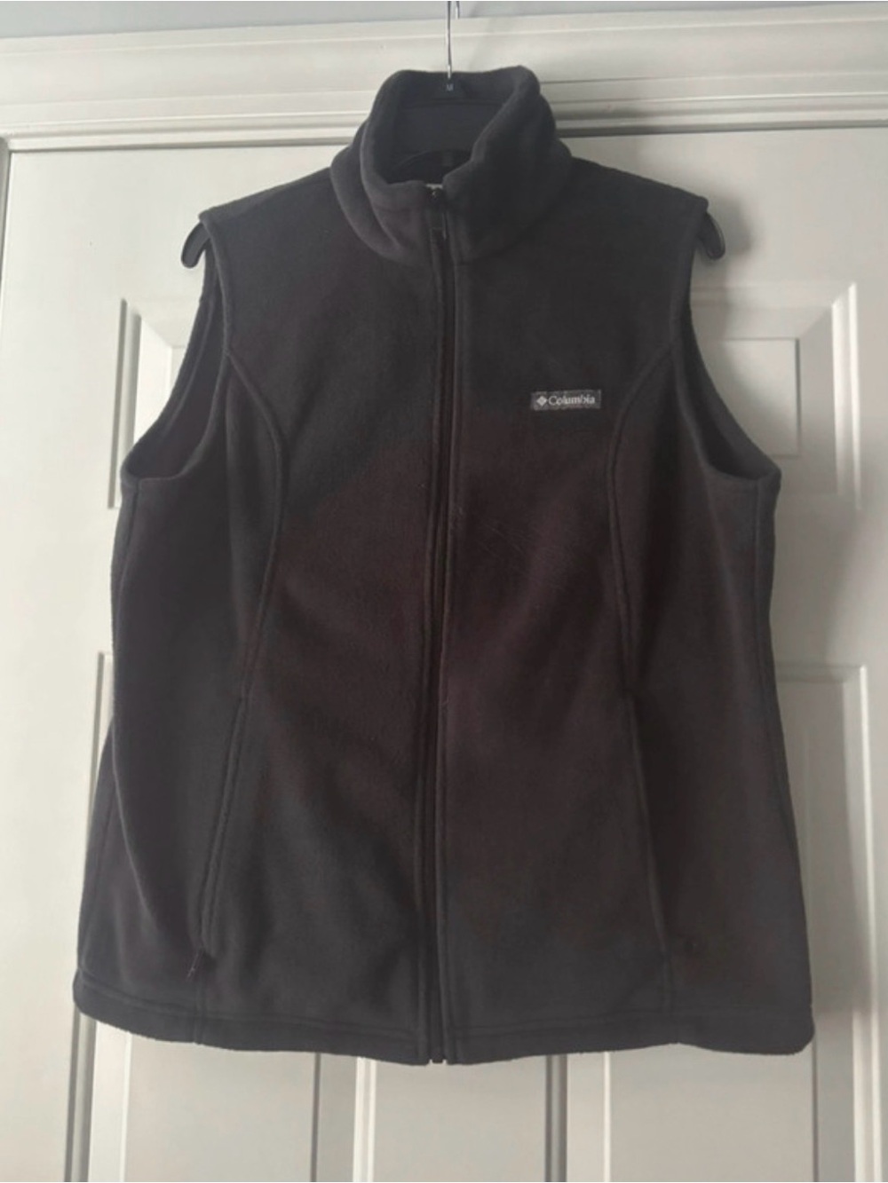 Columbia Women's Black Fleece Vest - Full Zip